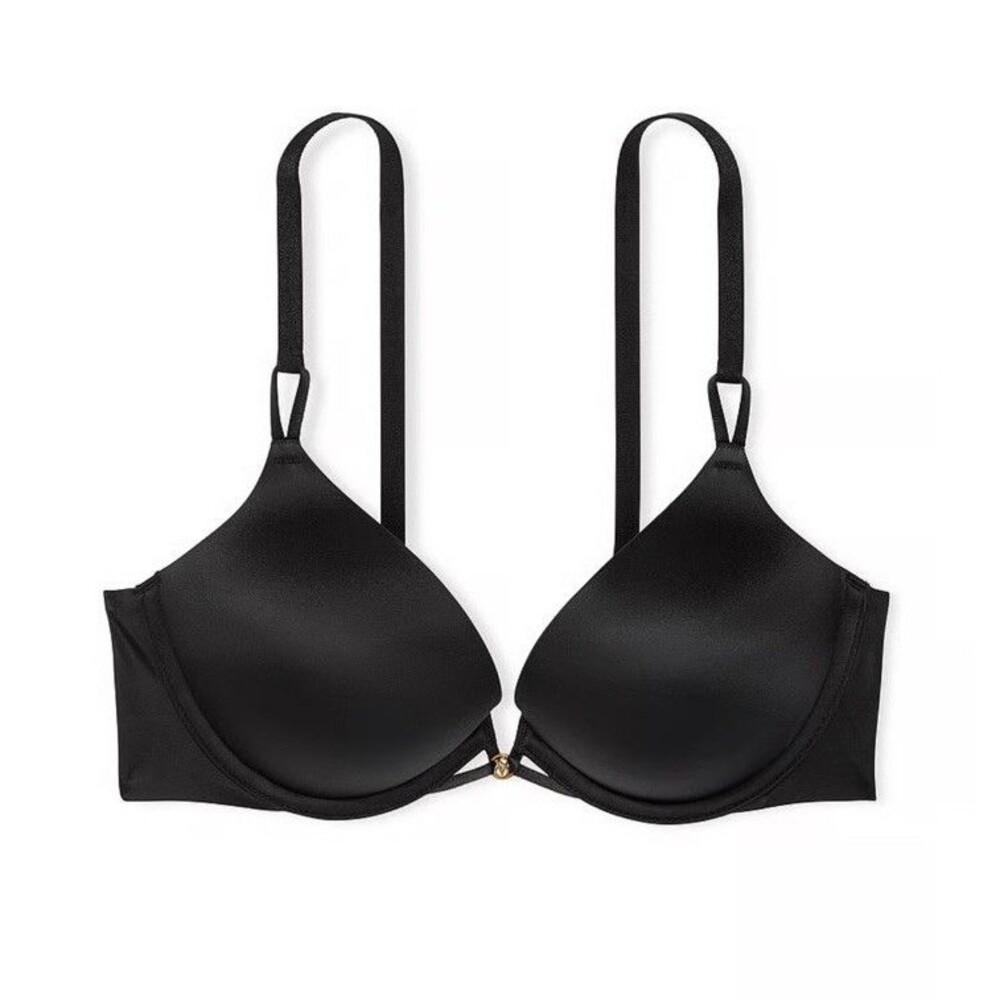 Victoria’s Secret Very Sexy Bombshell Add-2-Cups Push-Up Bra 34DD Black NWT